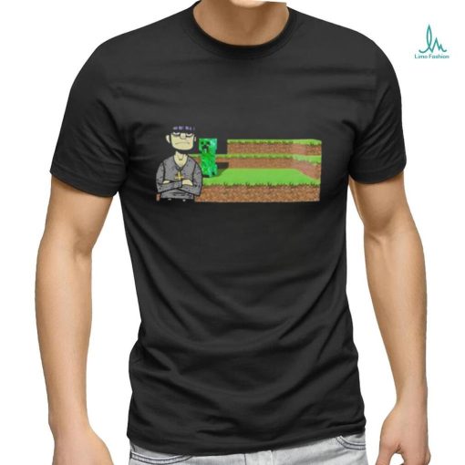 Gorillaz Struggle Tweets Minecraft Creeper Murdoc Niccals Shirt