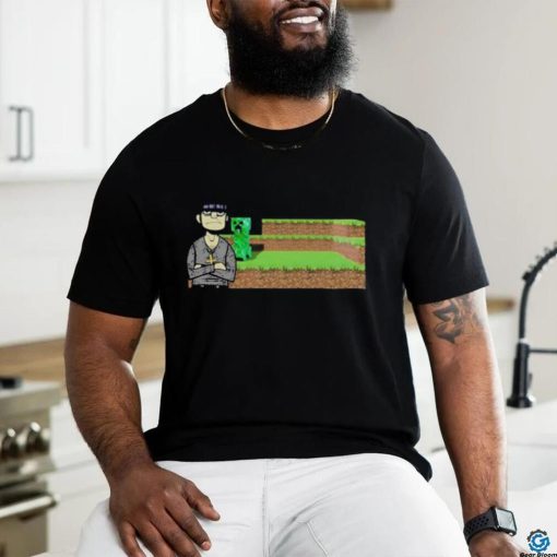 Gorillaz Struggle Tweets Minecraft Creeper Murdoc Niccals Shirt