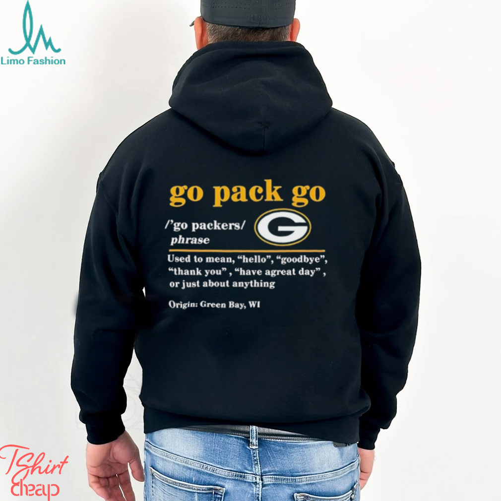 Go Pack Go Used To Mean Hello Goodbye Origin Green Bay Packers Ornament,  hoodie, sweater, long sleeve and tank top