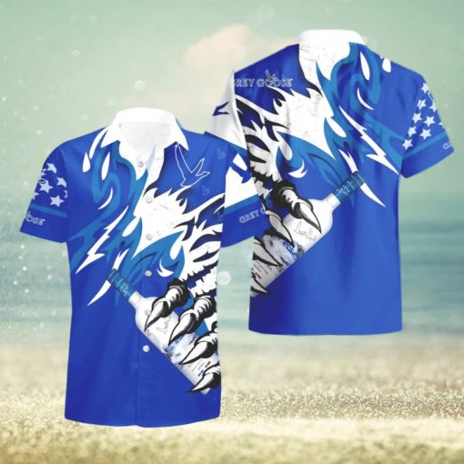 Grey Goose Vodka Monster Claw Cool Gift Hawaiian Shirt And Shorts Men And Women Summer Gift