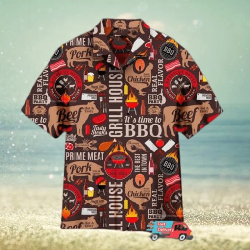 Grill And Barbecue National BBQ Day Hawaiian Shirt