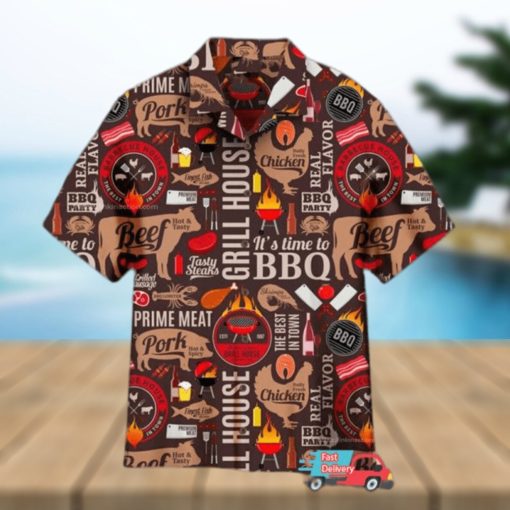 Grill And Barbecue National BBQ Day Hawaiian Shirt