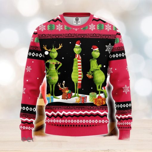 Grinch 3D Ugly Christmas Sweater Amazing Gift Men And Women Christmas Gift