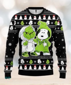 Grinch And Snoopy Ugly Christmas Sweater Amazing Gift Men And Women Christmas Gift