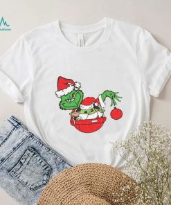 Grinch Christmas Shirt Couple Grinch And Baby Yoda Xmas Gifts