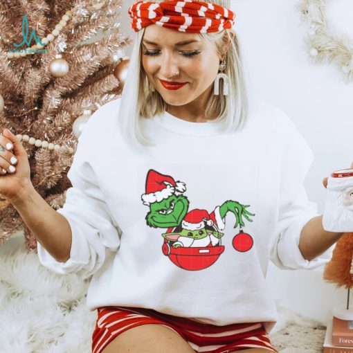 Grinch With Baby Yoda Christmas T Shirt