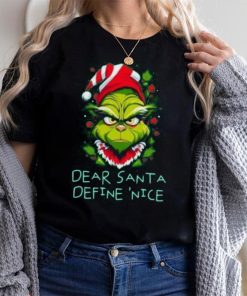 Santa grinch and Dog Louisville Cardinals Football christmas Tshirt -  Limotees