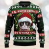 NCAA Christmas Georgia Bulldogs HoHoHo Mickey Christmas Ugly Sweater For Men Women