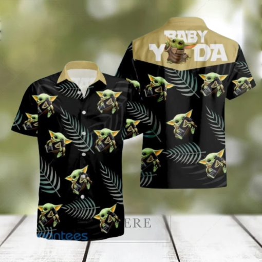 Guinness Baby Yoda Hug Hawaiian Shirt And Short For Men And Women hawaiian shirt