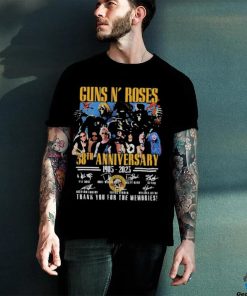 Guns N’ Roses 38th Anniversary 1985 – 2023 Thank You For The Memories signatures Shirt