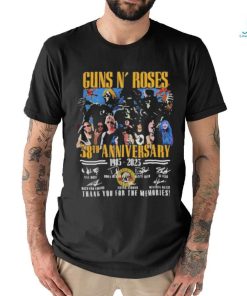 Guns N’ Roses 38th Anniversary 1985 – 2023 Thank You For The Memories signatures Shirt