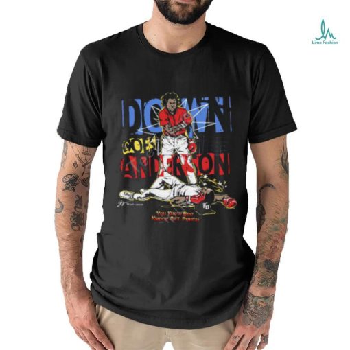 Gv Art And Design Down Goes Anderson Limited Edition Tee shirt