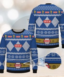 H E B Blue Merry Christmas Ugly Sweater