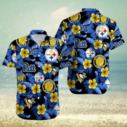 HOT Pittsburgh Panthers Pittsburgh Penguins Pittsburgh Steelers Pittsburgh Pirates Hawaiian Shirt