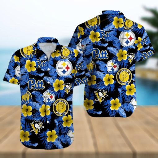 HOT Pittsburgh Panthers Pittsburgh Penguins Pittsburgh Steelers Pittsburgh Pirates Hawaiian Shirt