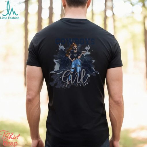 HOT TREND Dallas Cowboys Girl Unisex T Shirt