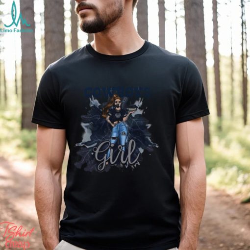 HOT TREND Dallas Cowboys Girl Unisex T Shirt