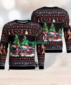 Hagerstown Fire Department, Hagerstown, Maryland Christmas AOP Ugly Sweater Gift For Christmas