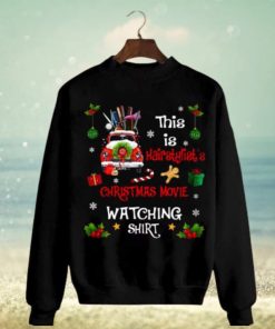 Hairdresser Christmas Movie Watching Xmas Gift Shirt