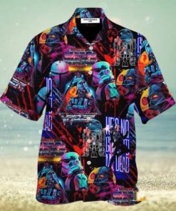 Halloween Star Wars Horror Retro 80s 90s Vintage Disco – Halloween Hawaiian Shirt