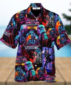 Halloween Star Wars Horror Retro 80s 90s Vintage Disco – Halloween Hawaiian Shirt