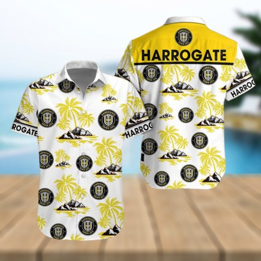 Harrogate Town AFC Button Up Shirt Hawaiian Shirt