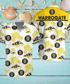 Harrogate Town AFC Button Up Shirt Hawaiian Shirt