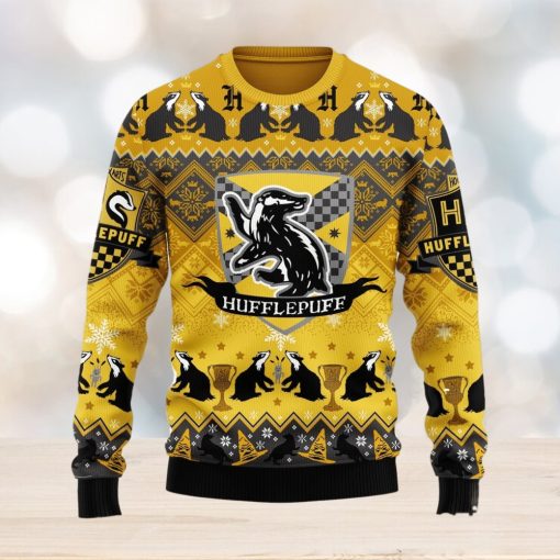 Harry Potter Hufflepuff Ugly Christmas Sweater Xmas Men And Women Christmas Gift