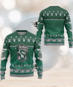 Harry Potter Slytherin Green 3D Ugly Christmas Sweater Presents Christmas For Men And Women