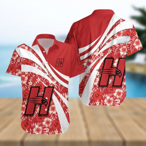 Hartford Hawks 3D Hawaiian Shirt Hibiscus Sport Style NCAA Men And Women Gift For Fans