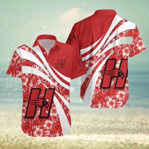 Hartford Hawks 3D Hawaiian Shirt Hibiscus Sport Style NCAA Men And Women Gift For Fans