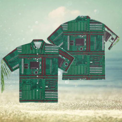 Hasanabi Motherboard Vacation Hawaiian Shirt