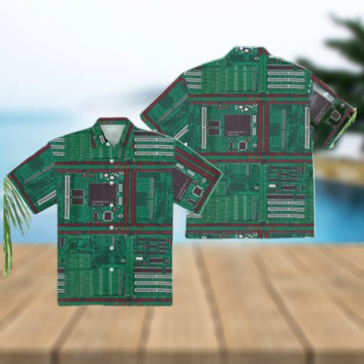 Hasanabi Motherboard Vacation Hawaiian Shirt