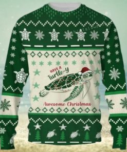 Have A Turtle y Awesome Christmas Ugly Sweater Party