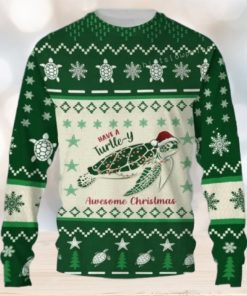 Have A Turtle y Awesome Christmas Ugly Sweater Party