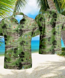 Hawaii Golf summer Hawaiian Shirt And Short Set Gift Men Women