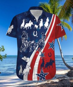 Hawaiian Aloha Shirts American Team Roping V2 hawaiian shirt