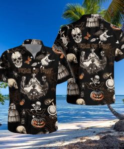 Hawaiian Aloha Shirts Halloween Trick Or Treat Skull hawaiian shirt