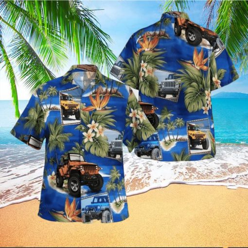 Hawaiian Aloha Shirts Jeep Blue Island hawaiian shirt