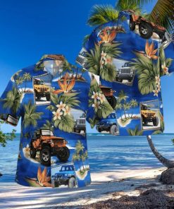 Hawaiian Aloha Shirts Jeep Blue Island hawaiian shirt