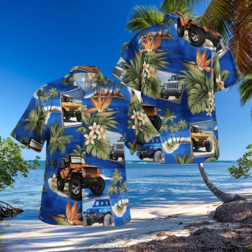 Hawaiian Aloha Shirts Jeep Blue Island hawaiian shirt