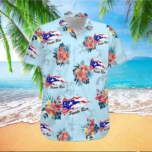 Hawaiian Aloha Shirts Puerto Rico Vintage Flowers hawaiian shirt