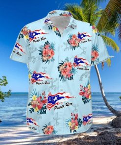 Hawaiian Aloha Shirts Puerto Rico Vintage Flowers hawaiian shirt