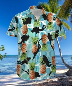 Hawaiian Aloha Shirts Scuba Diving Pineapple hawaiian shirt