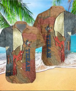 Hawaiian Aloha Shirts Texan And Skull hawaiian shirt