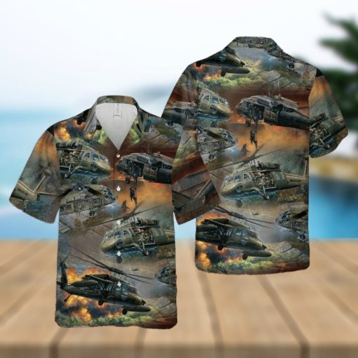 Hawaiian Aloha Shirts – Beach Shorts Us Army Helicopter Sikorsky Uh 60 Black Hawk hawaiian shirt