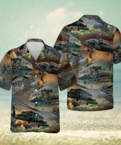 Hawaiian Aloha Shirts – Beach Shorts Us Army Helicopter Sikorsky Uh 60 Black Hawk hawaiian shirt