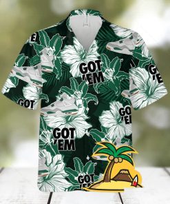 Hawaiian Floral Pattern SB Pine Green Hawaiian Shirt For Men And Women