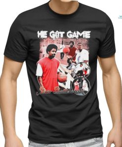 He got game Jesus Shuttlesworth retro movie shirt