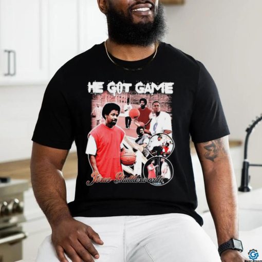 He got game Jesus Shuttlesworth retro movie shirt